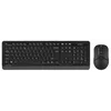 Клавиатура + мышь A4Tech Fstyler FG1012 клав:черный/серый мышь:черный USB беспроводная Multimedia (FG1012 BLACK)