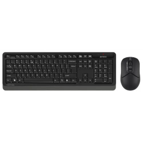 Клавиатура + мышь A4Tech Fstyler FG1012 клав:черный/серый мышь:черный USB беспроводная Multimedia (FG1012 BLACK)