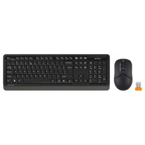 Клавиатура + мышь A4Tech Fstyler FG1012 клав:черный/серый мышь:черный USB беспроводная Multimedia (FG1012 BLACK)