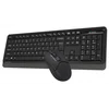 Клавиатура + мышь A4Tech Fstyler FG1012 клав:черный/серый мышь:черный USB беспроводная Multimedia (FG1012 BLACK)