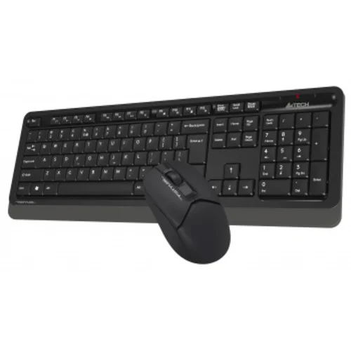 Клавиатура + мышь A4Tech Fstyler FG1012 клав:черный/серый мышь:черный USB беспроводная Multimedia (FG1012 BLACK)