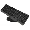 Клавиатура + мышь A4Tech Fstyler FG1012 клав:черный/серый мышь:черный USB беспроводная Multimedia (FG1012 BLACK)