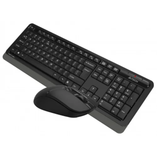 Клавиатура + мышь A4Tech Fstyler FG1012 клав:черный/серый мышь:черный USB беспроводная Multimedia (FG1012 BLACK)
