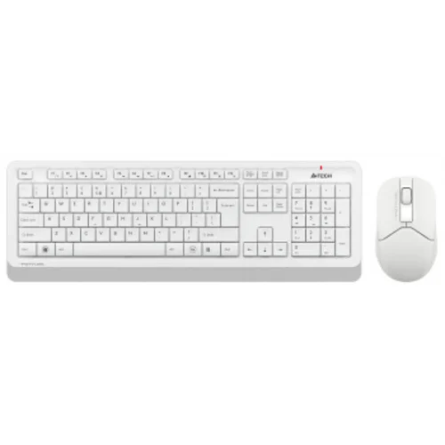 Клавиатура + мышь A4Tech Fstyler FG1012 клав:белый мышь:белый USB беспроводная Multimedia (FG1012 WHITE)