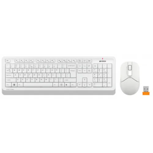 Клавиатура + мышь A4Tech Fstyler FG1012 клав:белый мышь:белый USB беспроводная Multimedia (FG1012 WHITE)