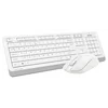 Клавиатура + мышь A4Tech Fstyler FG1012 клав:белый мышь:белый USB беспроводная Multimedia (FG1012 WHITE)