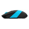 Мышь A4Tech Fstyler FG10S черный/синий оптическая (2000dpi) silent беспроводная USB для ноутбука (4but)