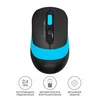 Мышь A4Tech Fstyler FG10S черный/синий оптическая (2000dpi) silent беспроводная USB для ноутбука (4but)