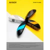 Мышь A4Tech Fstyler FG10S черный/синий оптическая (2000dpi) silent беспроводная USB для ноутбука (4but)