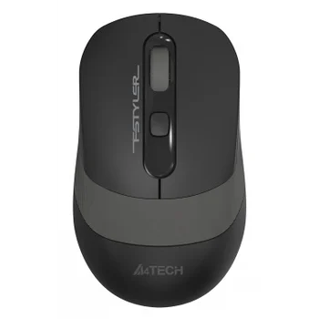 Мышь A4Tech Fstyler FG10S черный/серый оптическая (2000dpi) silent беспроводная USB для ноутбука (4but)