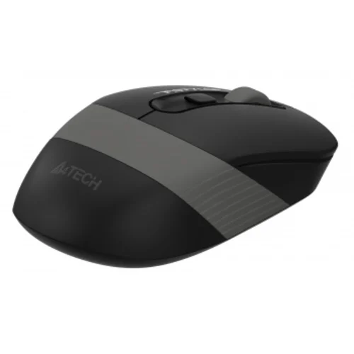 Мышь A4Tech Fstyler FG10S черный/серый оптическая (2000dpi) silent беспроводная USB для ноутбука (4but)