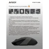 Мышь A4Tech Fstyler FG10S черный/серый оптическая (2000dpi) silent беспроводная USB для ноутбука (4but)