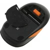 Мышь A4Tech Fstyler FG10S черный/оранжевый оптическая (2000dpi) silent беспроводная USB для ноутбука
