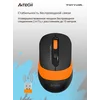 Мышь A4Tech Fstyler FG10S черный/оранжевый оптическая (2000dpi) silent беспроводная USB для ноутбука