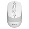 Мышь A4Tech Fstyler FG10S белый/серый оптическая (2000dpi) silent беспроводная USB для ноутбука (4but)
