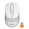 Мышь A4Tech Fstyler FG10S белый/серый оптическая (2000dpi) silent беспроводная USB для ноутбука (4but)
