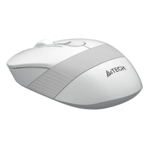 Мышь A4Tech Fstyler FG10S белый/серый оптическая (2000dpi) silent беспроводная USB для ноутбука (4but)