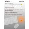 Мышь A4Tech Fstyler FG10S белый/серый оптическая (2000dpi) silent беспроводная USB для ноутбука (4but)