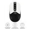 Мышь A4Tech Fstyler FG12 Panda белый/черный оптическая (1200dpi) беспроводная USB (3but)