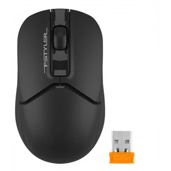 Мышь A4Tech Fstyler FG12S черный оптическая (1200dpi) silent беспроводная USB (3but)