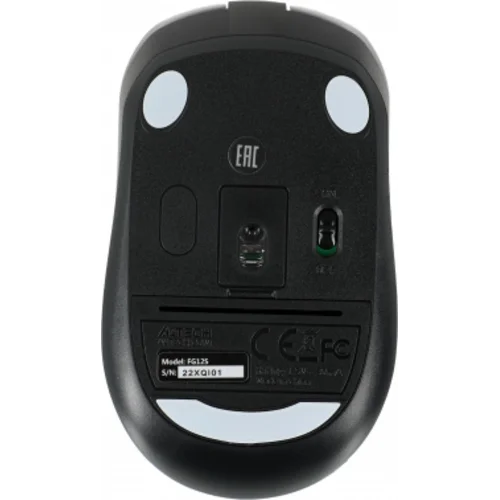 Мышь A4Tech Fstyler FG12S Panda белый/черный оптическая (1200dpi) silent беспроводная USB (3but)