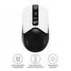 Мышь A4Tech Fstyler FG12S Panda белый/черный оптическая (1200dpi) silent беспроводная USB (3but)