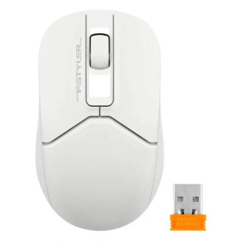 Мышь A4Tech Fstyler FG12S белый оптическая (1200dpi) silent беспроводная USB (3but)