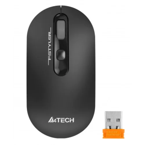 Мышь A4Tech Fstyler FG20 серый оптическая (2000dpi) беспроводная USB для ноутбука (4but)