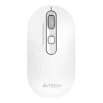 Мышь A4Tech Fstyler FG20 белый оптическая (2000dpi) беспроводная USB для ноутбука (4but)