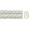 Клавиатура + мышь A4Tech Fstyler FG2200 Air2 клав:бежевый мышь:бежевый USB беспроводная slim