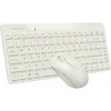 Клавиатура + мышь A4Tech Fstyler FG2200 Air2 клав:бежевый мышь:бежевый USB беспроводная slim