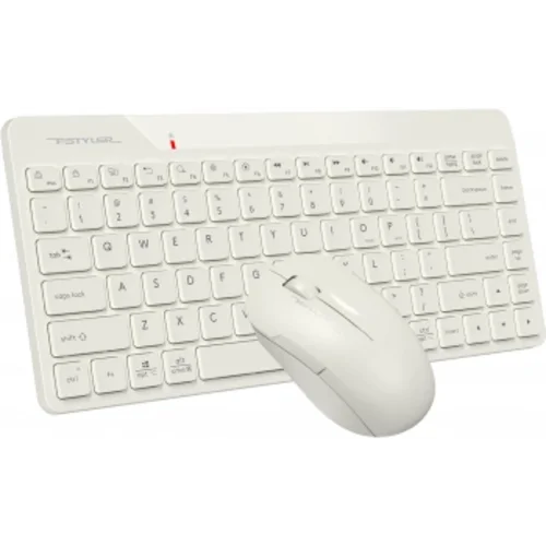 Клавиатура + мышь A4Tech Fstyler FG2200 Air2 клав:бежевый мышь:бежевый USB беспроводная slim