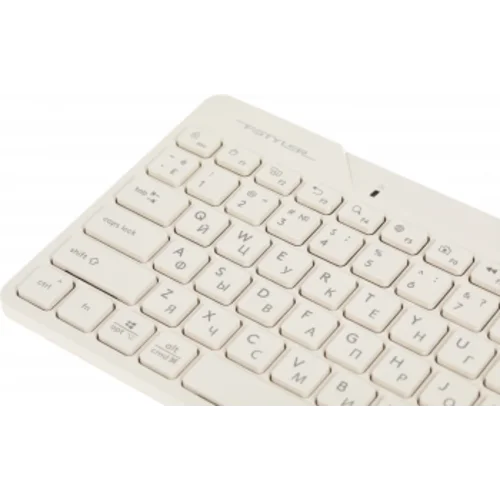 Клавиатура + мышь A4Tech Fstyler FG2200 Air2 клав:бежевый мышь:бежевый USB беспроводная slim