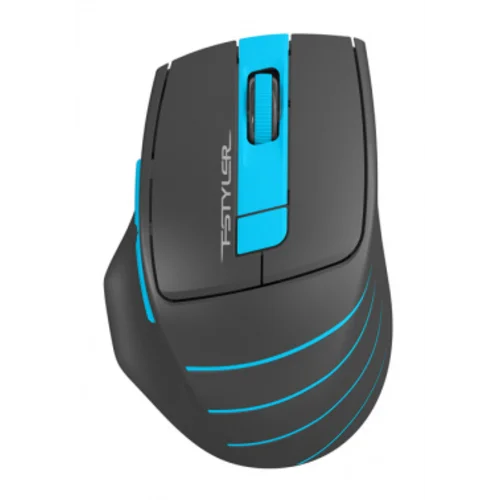 Мышь A4Tech Fstyler FG30 серый/синий оптическая (2000dpi) беспроводная USB (6but)