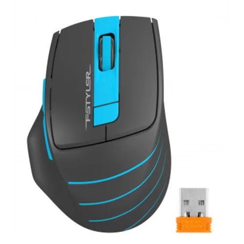 Мышь A4Tech Fstyler FG30 серый/синий оптическая (2000dpi) беспроводная USB (6but)