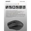 Мышь A4Tech Fstyler FG30 серый оптическая (2000dpi) беспроводная USB (6but)