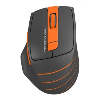 Мышь A4Tech Fstyler FG30 серый/оранжевый оптическая (2000dpi) беспроводная USB (6but)