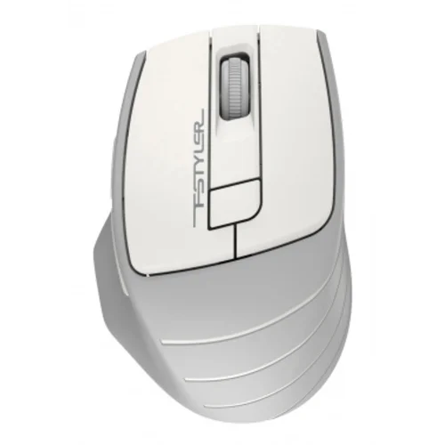Мышь A4Tech Fstyler FG30 белый/серый оптическая (2000dpi) беспроводная USB (6but)