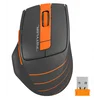 Мышь A4Tech Fstyler FG30S серый/оранжевый оптическая (2000dpi) silent беспроводная USB (6but)