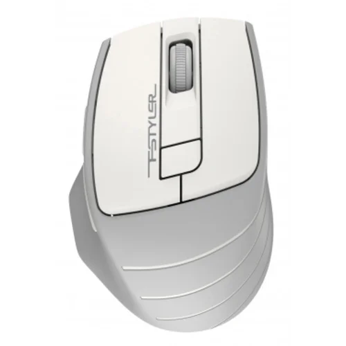 Мышь A4Tech Fstyler FG30S белый/серый оптическая (2000dpi) silent беспроводная USB (6but)