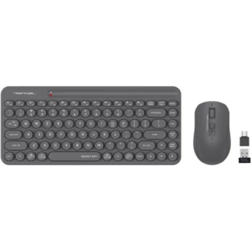 Клавиатура + мышь A4Tech Fstyler FG3200 Air2 клав:серый мышь:серый USB беспроводная slim Multimedia