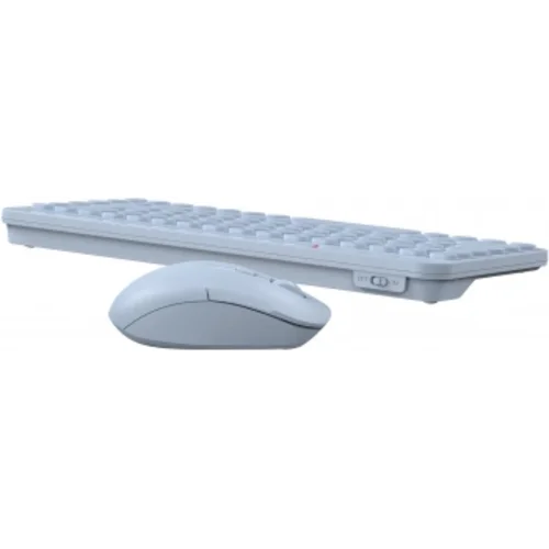 Клавиатура + мышь A4Tech Fstyler FG3200 Air2 клав:синий мышь:синий USB беспроводная slim Multimedia