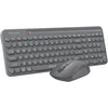 Клавиатура + мышь A4Tech Fstyler FG3300 Air2 клав:серый мышь:серый USB беспроводная slim Multimedia