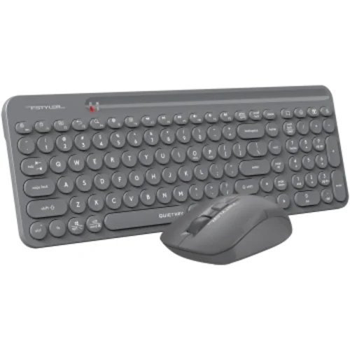 Клавиатура + мышь A4Tech Fstyler FG3300 Air2 клав:серый мышь:серый USB беспроводная slim Multimedia