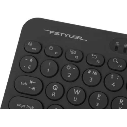 Клавиатура + мышь A4Tech Fstyler FG3300 Air2 клав:серый мышь:серый USB беспроводная slim Multimedia