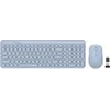 Клавиатура + мышь A4Tech Fstyler FG3300 Air2 клав:синий мышь:синий USB беспроводная slim Multimedia