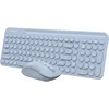 Клавиатура + мышь A4Tech Fstyler FG3300 Air2 клав:синий мышь:синий USB беспроводная slim Multimedia