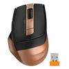 Мышь A4Tech Fstyler FG35 бронзовый/черный оптическая (2000dpi) беспроводная USB (6but)