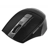 Мышь A4Tech Fstyler FG35 серый/черный оптическая (2000dpi) беспроводная USB (6but)