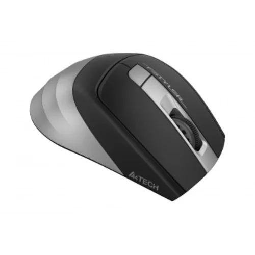 Мышь A4Tech Fstyler FG35 серый/черный оптическая (2000dpi) беспроводная USB (6but)